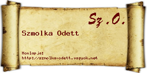 Szmolka Odett névjegykártya